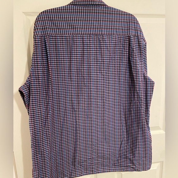 Van Heusen Mens Long Sleeved Dress Shirt Size XXL Neck 18-18 1/2 - Picture 8 of 11